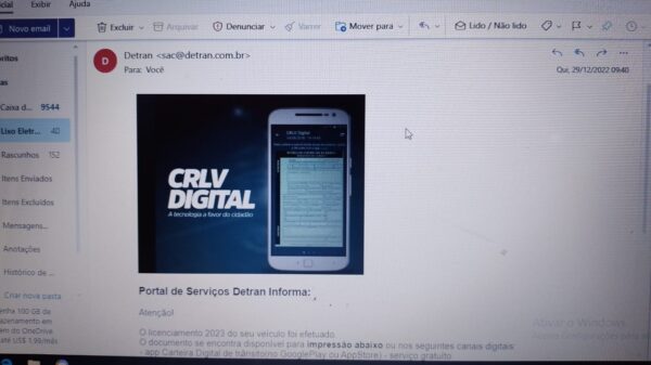 golpe CRLV-e Detran-DF