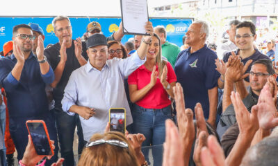 Governador Ibaneis entrega viaduto do Recanto das Emas à população