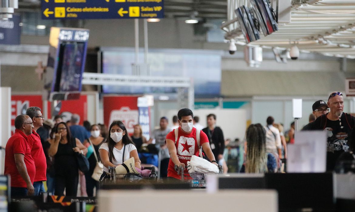 uso de máscaras aeroportos