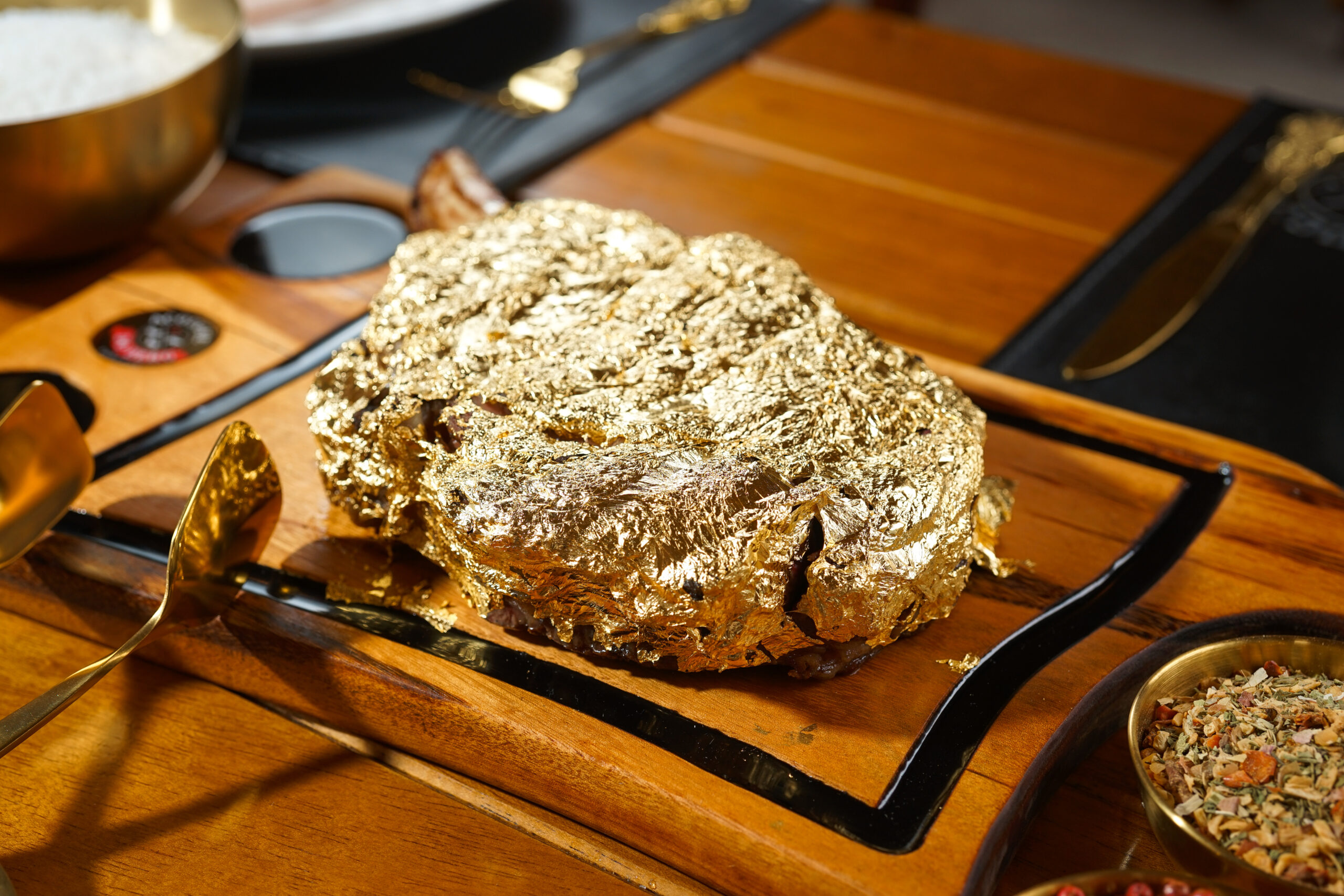 Golden Steak (carne de ouro) do Açougue do Berg