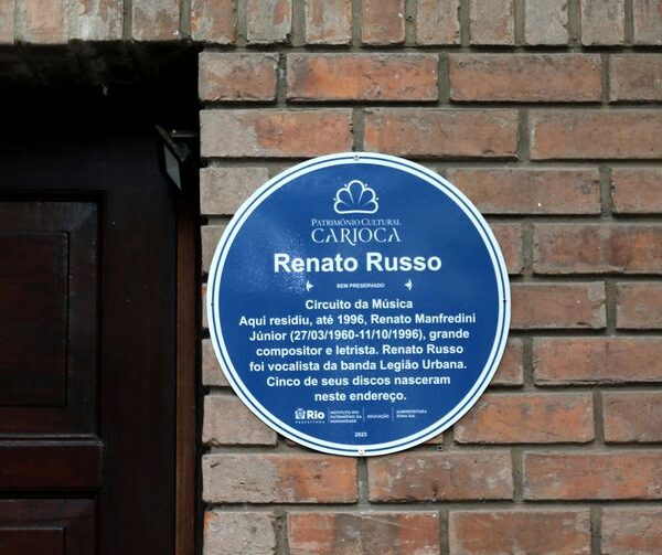Renato Russo Patrimônio Cultural Carioca