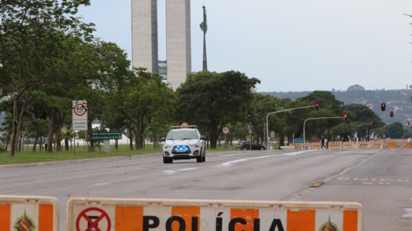 Esplanada dos Ministérios bloqueio