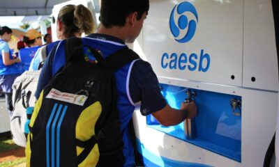 Unidade móvel para hidratação Caesb