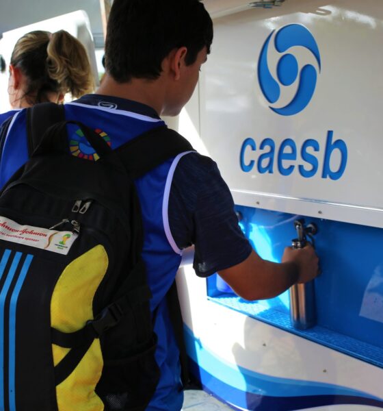 Unidade móvel para hidratação Caesb