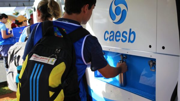 Unidade móvel para hidratação Caesb