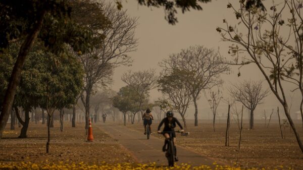 fumaça incêndios Brasília