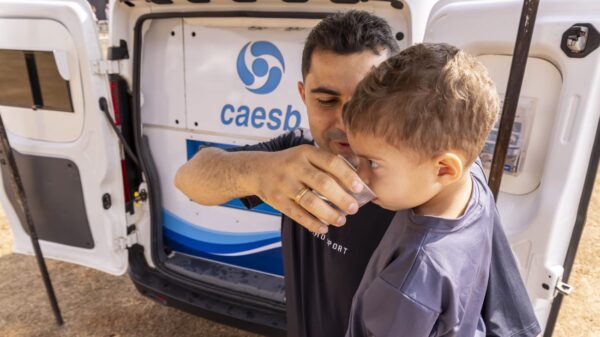 Distribuição água 7 de Setembro Caesb