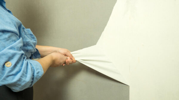 como remover papel de parede