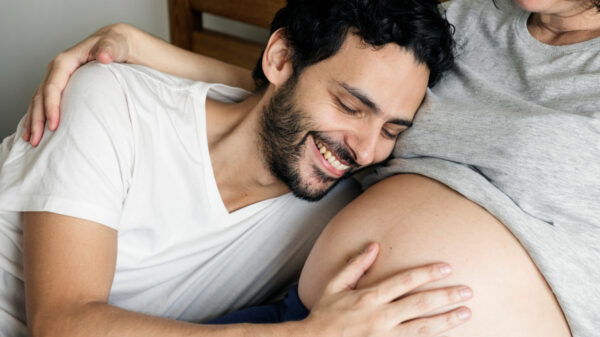 Pré-natal homem parceiro gravidez