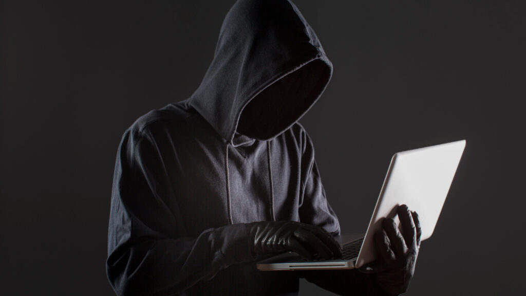 Hacker golpe internet