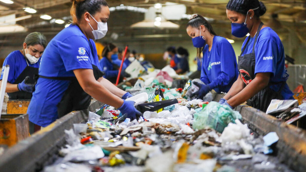 coleta seletiva SLU DF