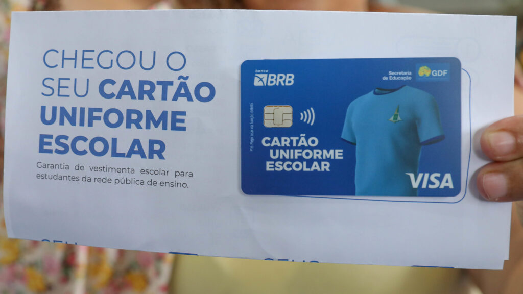 Cartão Uniforme Escolar GDF BRB