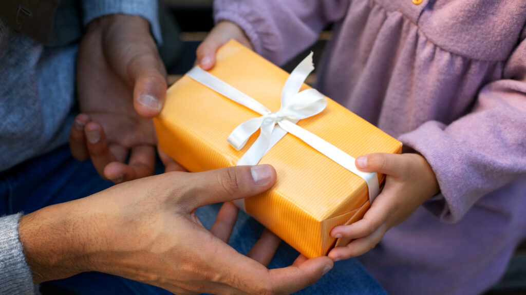 Doação de presentes no Natal