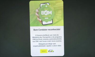 selo bom condutor CNH