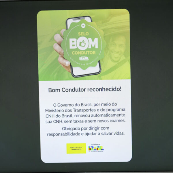 selo bom condutor CNH