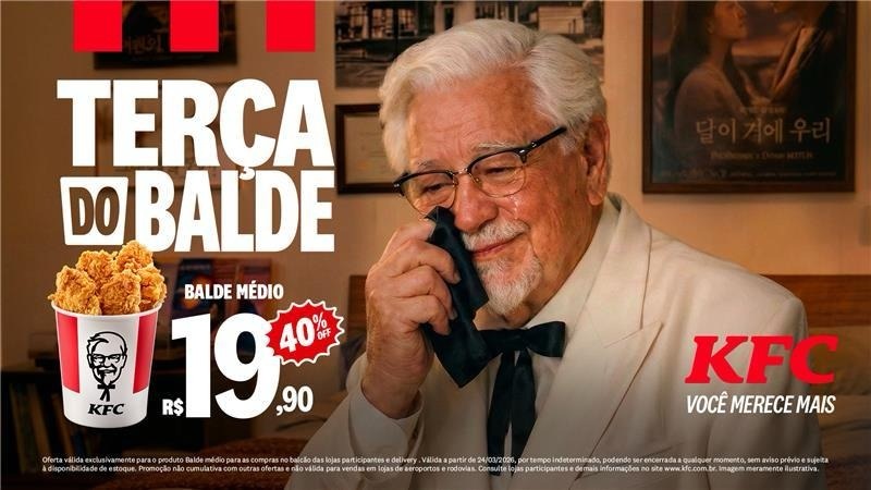 terça do balde KFC
