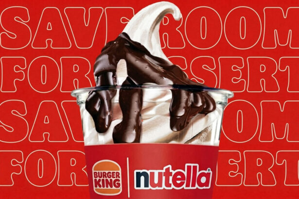 Burger King com NUTELLA
