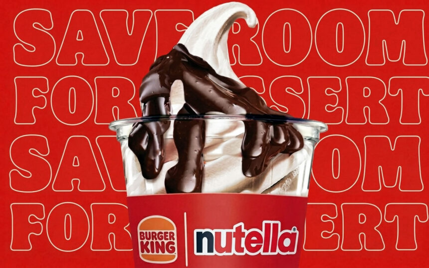 Burger King com NUTELLA