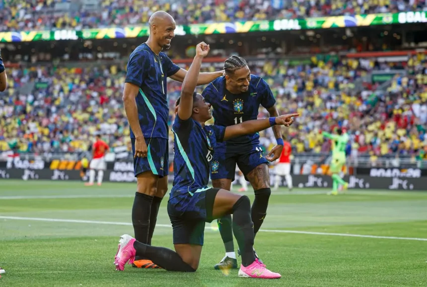 Gol Endrick Brasil x Egito