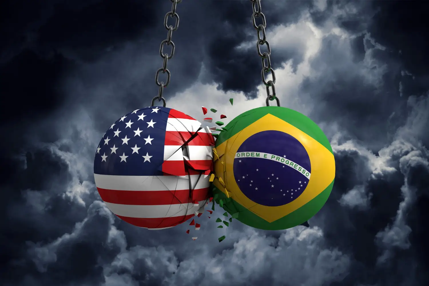Guerra comercial EUAxBRASIL