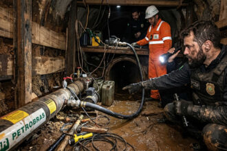 Polícia descobre túnel usado para furtar combustível no DF