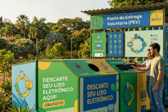 Pontos de Entrega Voluntária (PEVs) de lixo eletrônico em Brasília