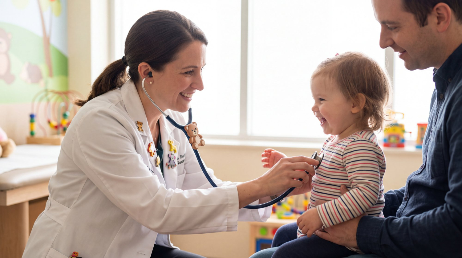 saúde infantil acompanhamento pediatra